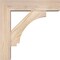Ekena Millwork Imperial Block Smooth Bracket w/ Offset Brace, Douglas Fir, 5 1/2"W x 20"D x 20"H BKT0604X20X20IMP05SDF - alternate 2